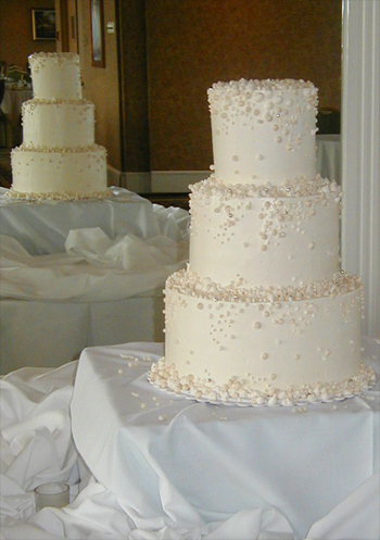 three layer white cake